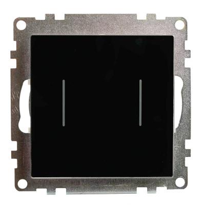 Выключатель 2-клавишный сенсорный (механизм) Stekker Катрин 50273