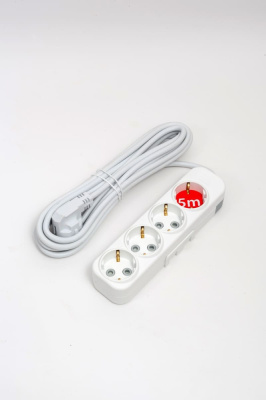 Удлинитель с/з 4вх с защитными шторками ELBI Myra 527-010205-411