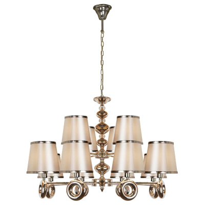 Подвесная люстра iLamp Brooklyn P2401-8+4 Nickel