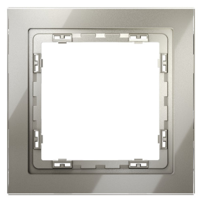 Рамка на 1 пост Voltum S70 VLS110104 (шелк, стекло)