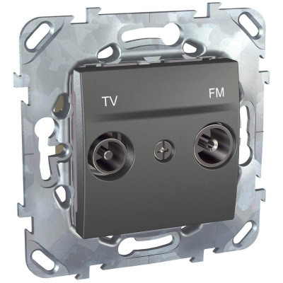 Розетка TV/FM оконечная Schneider Electric Unica MGU5.452.12ZD