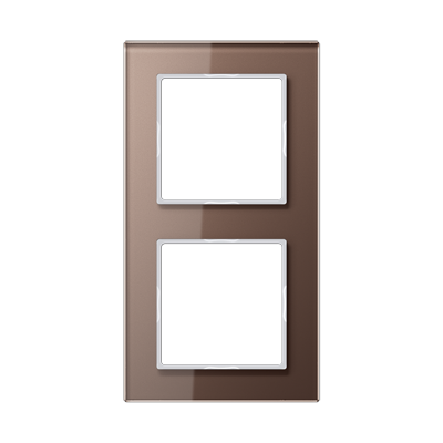 Рамка двухместная Jung AC582GLMO