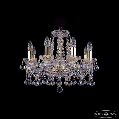 Подвесная люстра Bohemia Ivele Crystal 1413/8/165 G Balls
