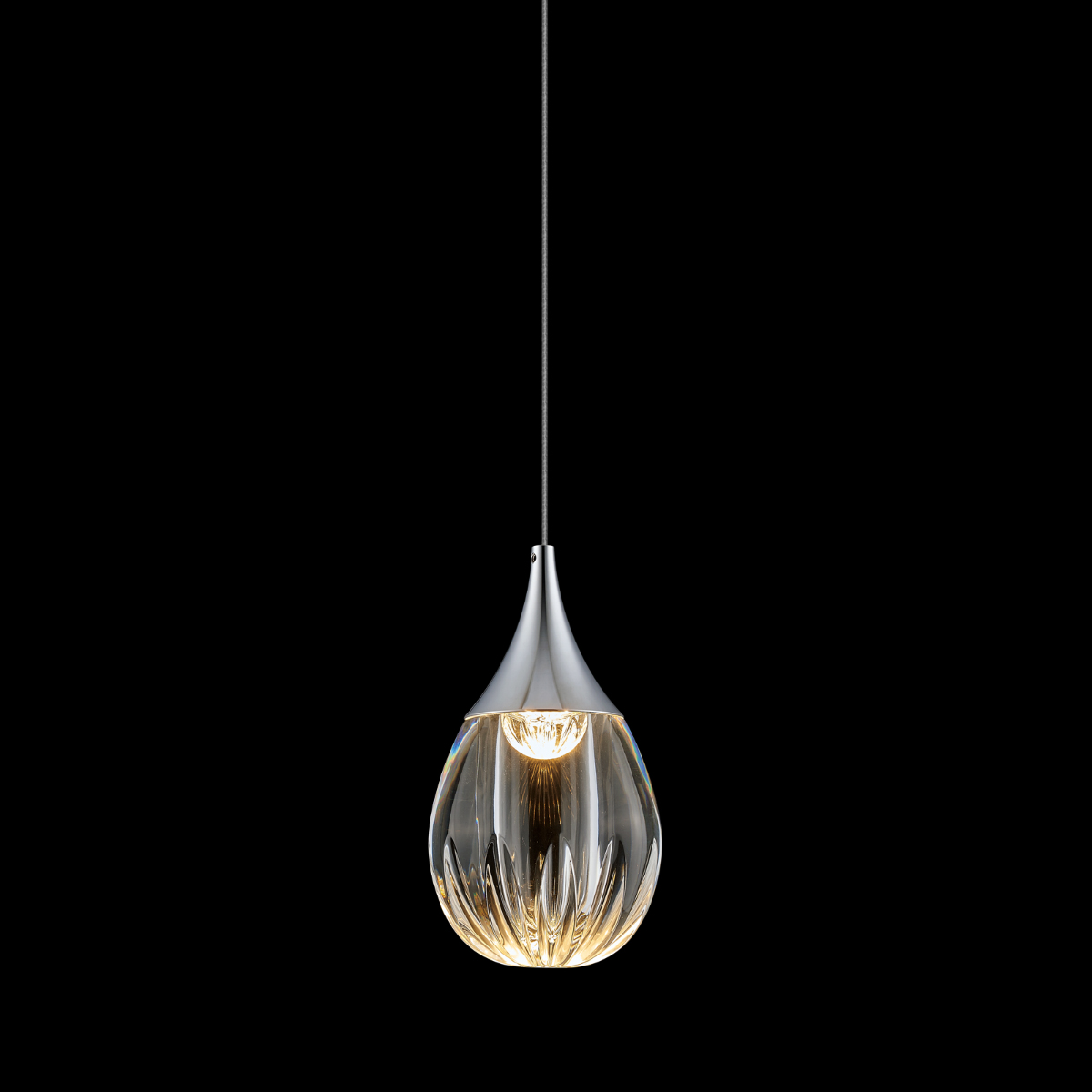 Подвесной светильник Delight Collection Stilla MD24001004-1A chrome/clear
