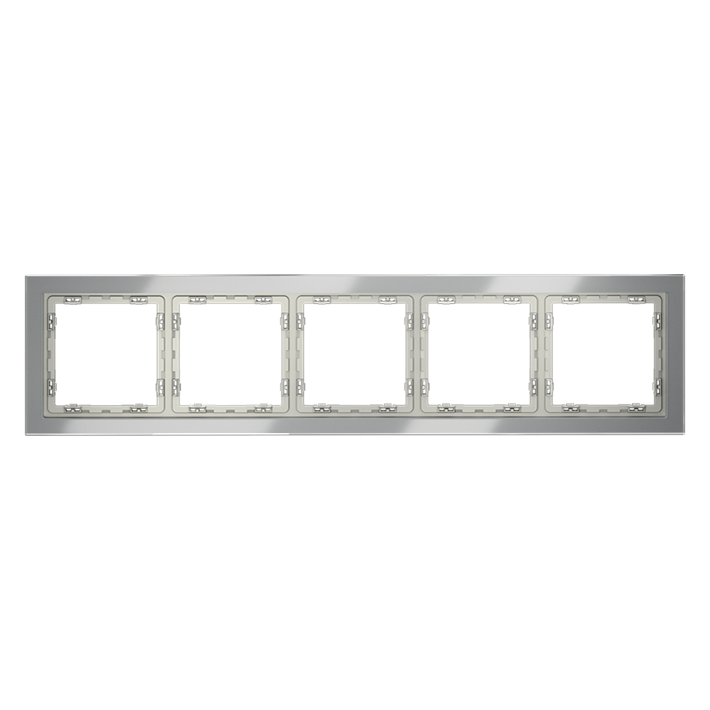 Рамка на 5 постов Voltum S70 VLS110505 (сталь, стекло)