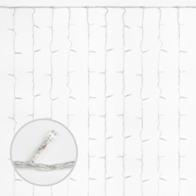 Уличная светодиодная гирлянда Uniel занавес (UL-00003684) теплый белый ULD-C2030-240/TWK Warm White IP67