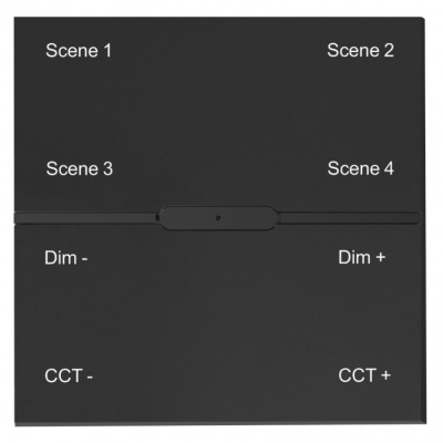Смарт выключатель проводной iLedex Vision INN SP 48V-4-BK