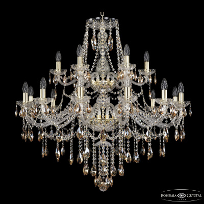 Подвесная люстра Bohemia Ivele Crystal 1415/12+6/360/2d G K721