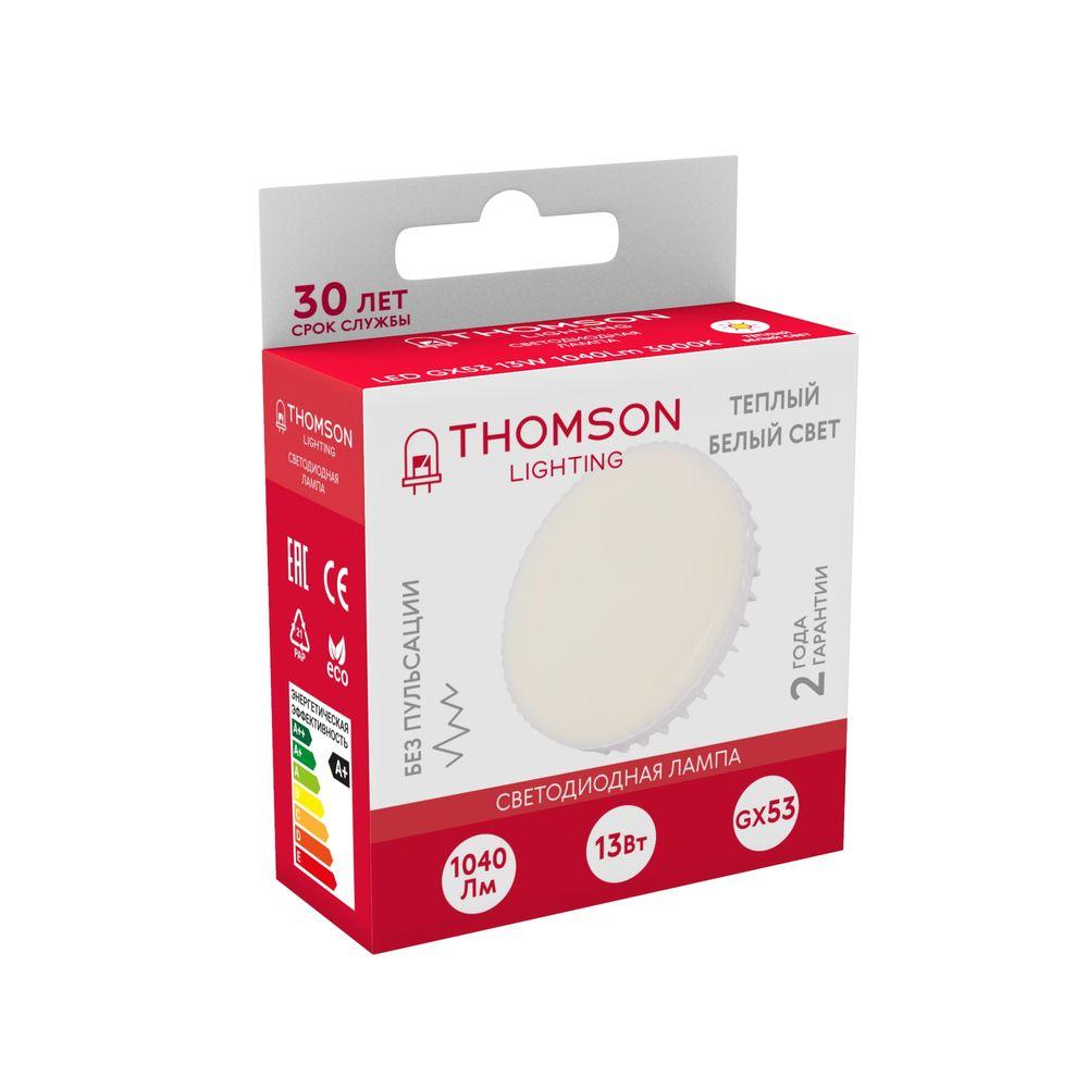 Лампа светодиодная Thomson GX53 13W 3000K TH-B4012