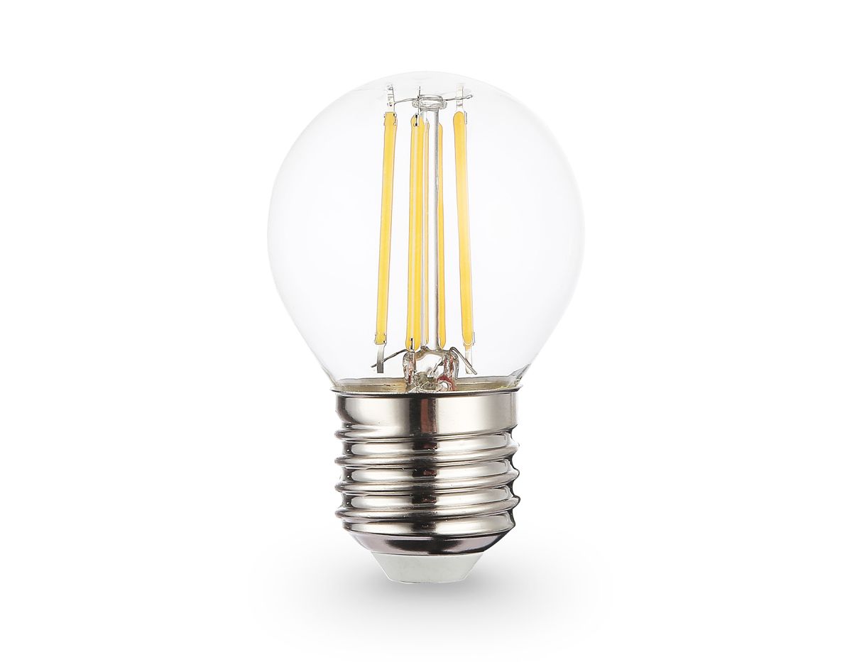 Филаментная светодиодная лампа Ambrella Light Bulbing E27 15W 2700K шар 451523