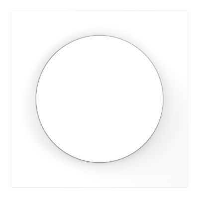 Накладка для светорегулятора поворотно-нажимного Voltum S70 (белый матовый) VLS002002