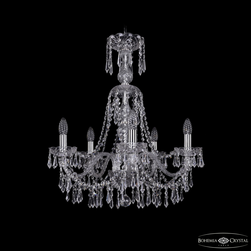 Подвесная люстра Bohemia Ivele Crystal 1403/5/195/XL-65 Ni