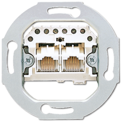 Розетка телефонная Jung UAE2X8UPO