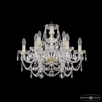 Подвесная люстра Bohemia Ivele Crystal 1411/6+3/195 G