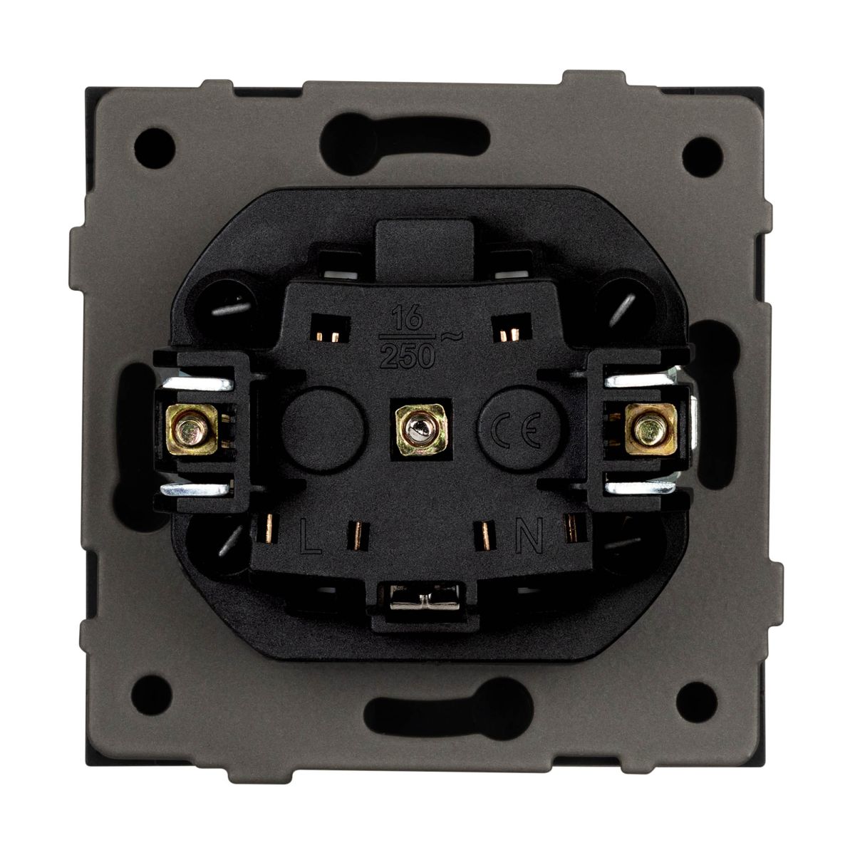 Механизм электрической розетки Arlight SCT-TENDO-MEU1-SFPL-GR (230V, 16A) 054640