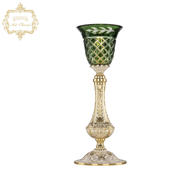 Настольная лампа Art Classic 32.1100L.15.GW.P2.Clear-Green.H-1J