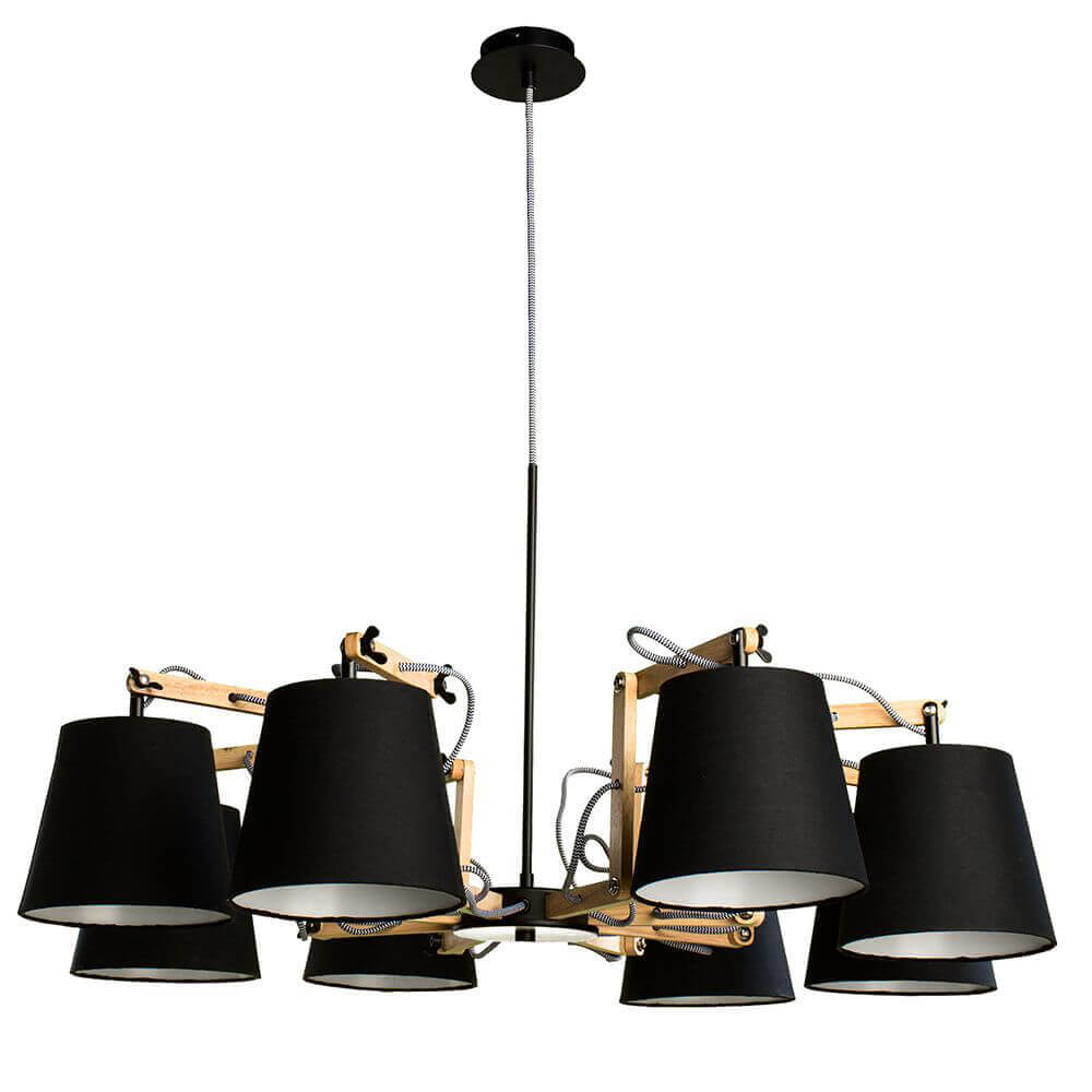 Подвесная люстра Arte Lamp Pinocchio A5700LM-8BK