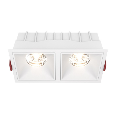 Встраиваемый светильник Maytoni Technical Alfa LED DL043-02-15W3K-SQ-W