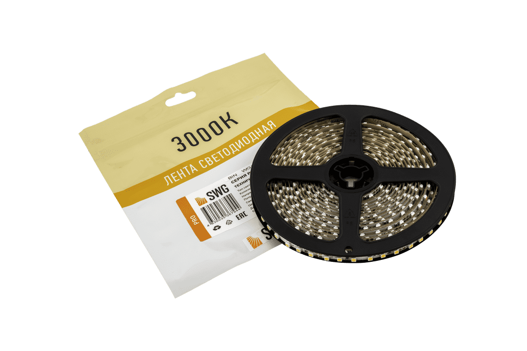 Светодиодная лента SWG SWG3PT120-24-9.6-WW 005669