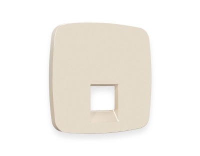 Лицевая панель для компьютерной/телефонной розетки RJ-45/RJ-11 Ambrella Volt Omega OP3320