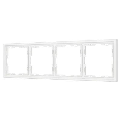 Рамка пластиковая Arlight FRM-NOBE-SFPL-4-WH 054223