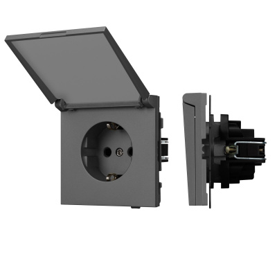 Механизм розетки влагозащищённый SCT-TENDO-MCP-SFPL-GR (230V, 16A) 054601