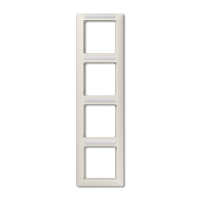 Рамка четырехместная с полем для надписи Jung AS584BFINA