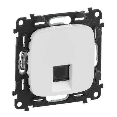 Телефонная розетка RJ11 Legrand Valena Allure белая 753738