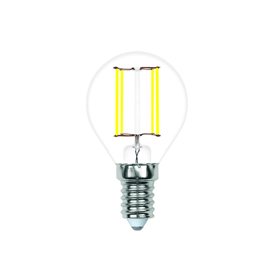 Лампа светодиодная Volpe Optima LED-G45-7W/4000K/E14/CL/SLF UL-00008319