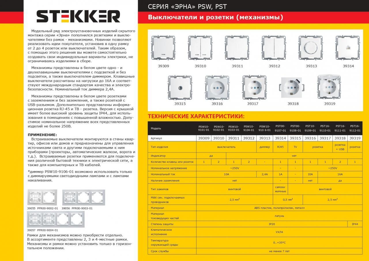 Розетка Stekker Эрна c/з 16A 250V с защитной шторкой и с USB белый PST16-9111-01 39318