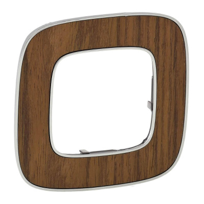 Рамка 1-постовая Legrand Valena Allure Орех 754461