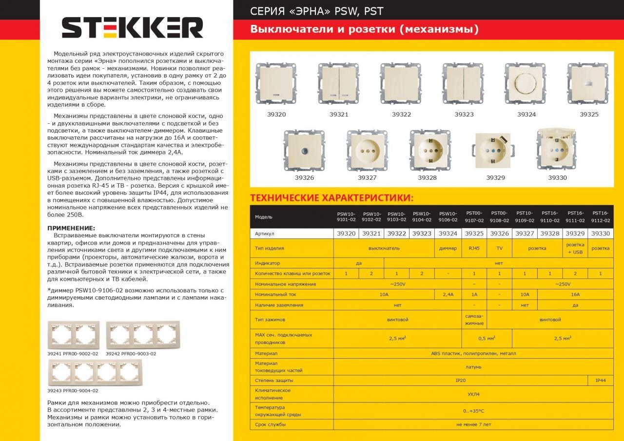 Диммер Feron Stekker Эрна слоновая кость PSW10-9106-02 39324