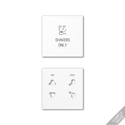 Розетка бритвенная Jung SOA7522ALPL