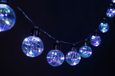 Садовая гирлянда Радужные лампочки на солнечной батарее Эра ERASF23-22 Б0062371