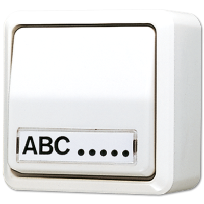 Выключатель для накладного монтажа Jung 606ANAWW