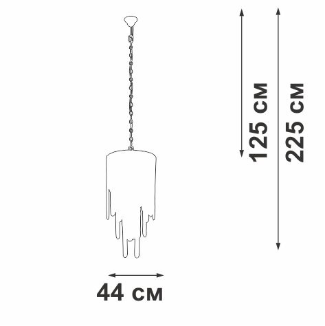 Подвесная люстра Vitaluce V5885-9/10