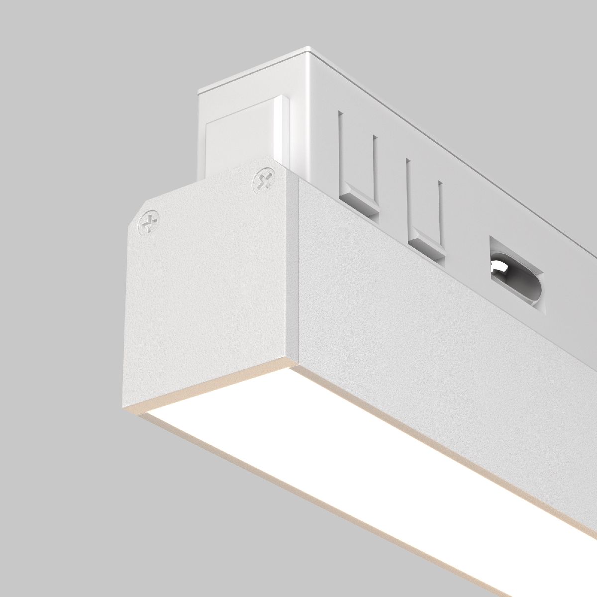 Трековый магнитный светильник Maytoni Basis TR102-24W-DS-W