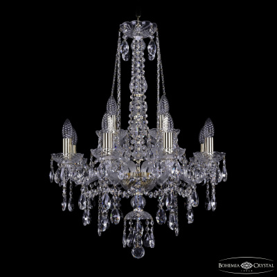 Подвесная люстра Bohemia Ivele Crystal 1415/8+4/200/h-75 G