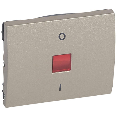 Клавиша Legrand Galea Life выключателя с индикацией титановая 771418