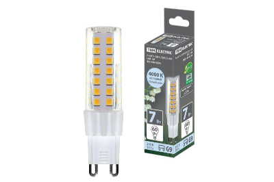 Лампа светодиодная TDM Electric G9 7W 4000K прозрачная SQ0340-0226