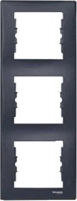 Рамка 3-постовая вертикальная Schneider Electric Sedna SDN5801370