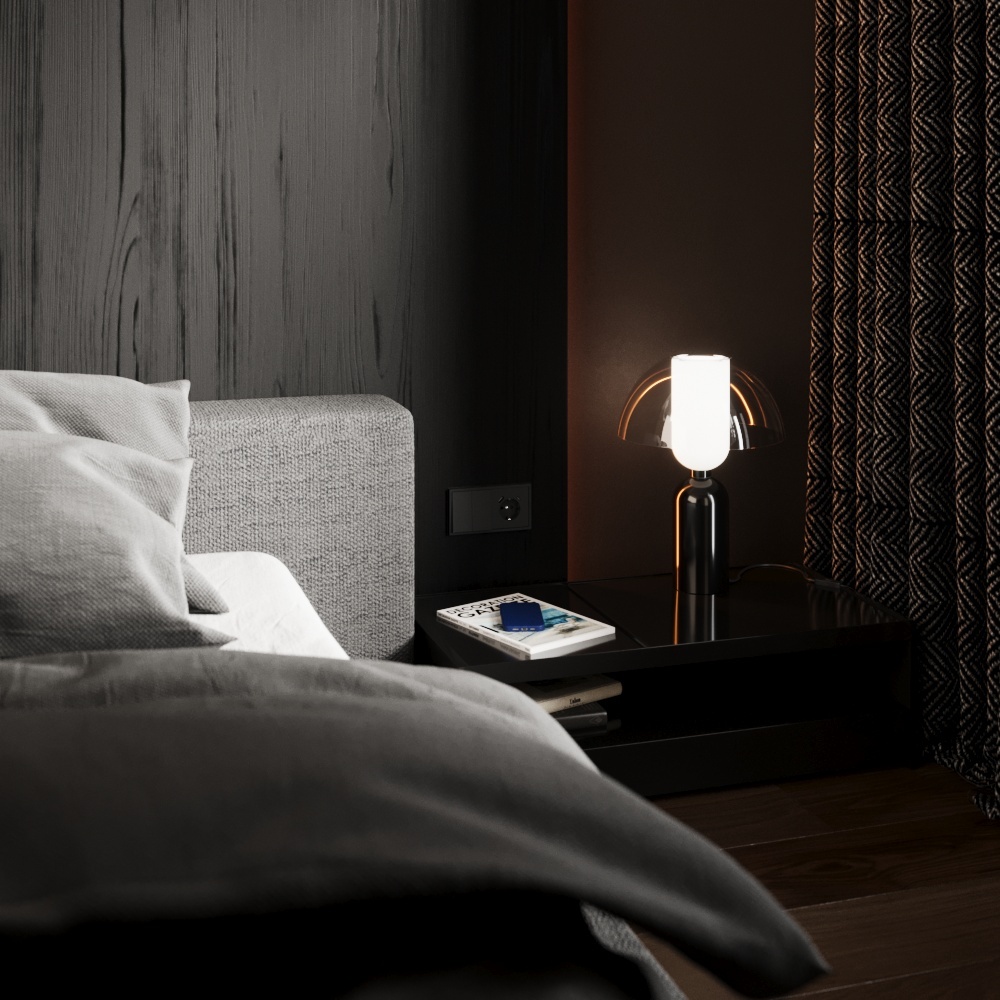 Перекрестный переключатель встраиваемый Voltum S70 двухклавишный 10А, (графит) VLS020507