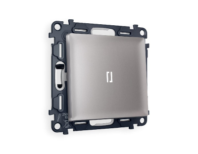 Комплект механизма 1-кл проходного выключателя с подсветкой Ambrella Volt Alfa MA502035