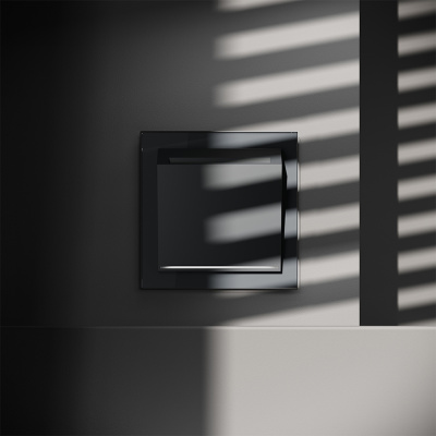 Выключатель встраиваемый Voltum S70 карточный 16А, (графит) VLS010707