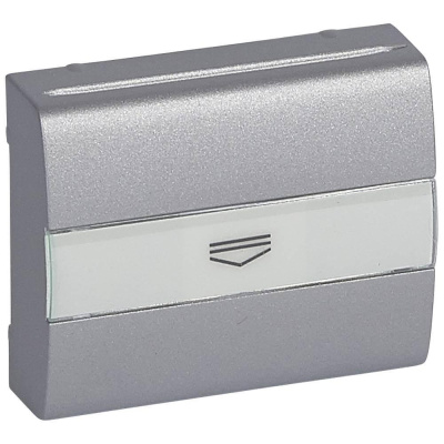 Лицевая панель Legrand Galea Life выключателя с ключом-картой алюминий 771354