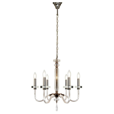 Подвесная люстра iLamp Vibe P9474-6 Nickel