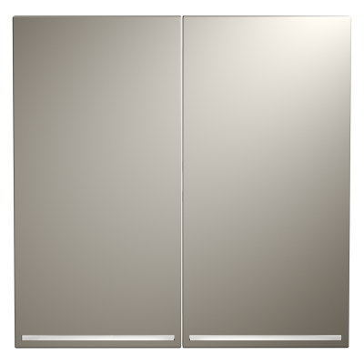 Клавиши для выключателя/переключателя двухклавишного с подсветкой Voltum S70 (кашемир) VLS000403