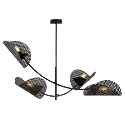 Люстра на штанге IMEX MD.8378-4-P-BK