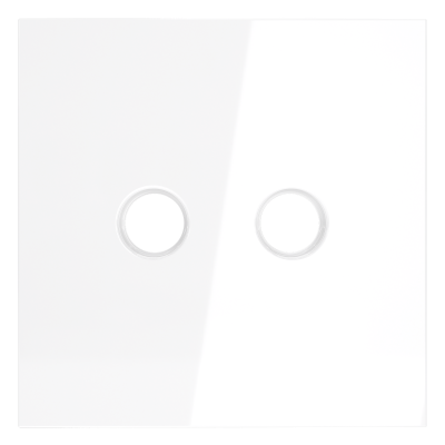 Накладка для розетки телевизионной оконечной TV+SAT Voltum S70 (белый глянцевый) VLS001601