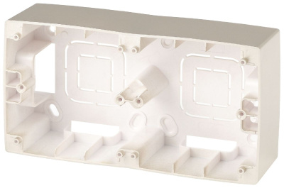 Коробка для накладного монтажа на 2 поста Эра 12-6102-04 Б0043173